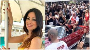 Manuela Arcuri madrina del Biker Bikini di Cesenatico: si accende la festa a ritmo di rock