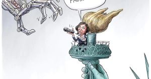 Adam Zyglis: Freedom from AI
