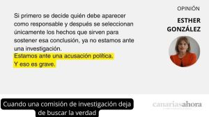 Cuando una comisión de investigación deja de buscar la verdad