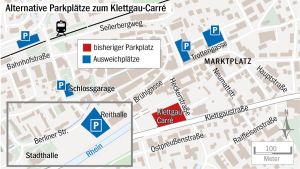 Der Bau des Klettgau-Carrés beginnt: Wo gibt es Ersatzparkplätze für die Fläche am Sulzerring?