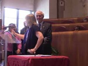 Gualtieri firma dichiarazione per la pace con i Premi Nobel in Campidoglio