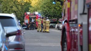 Beboer kørt væk i ambulance: - Det var en fuldt udviklet rumbrand