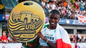 Doualla regina d’Europa: oro e record nei 100 metri