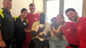 Gualtieri, nasce in casa davanti ai soccorritori