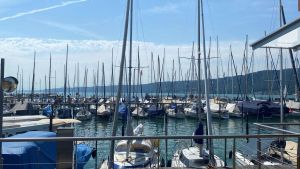 Ausbaggern rettet die Saison: Am See-Ende haben die Boote noch genügend Wasser unter dem Kiel