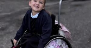 Five-year-old defies rare condition as mum holds onto hope she will one day walk