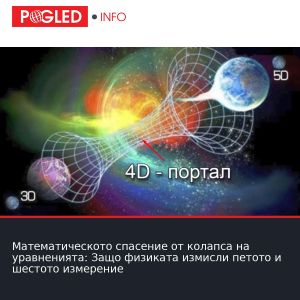 Математическото спасение от колапса на уравненията: Защо физиката измисли петото и шестото измерение