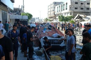 10 said killed, including three children, in Israeli strikes in northern Gaza
