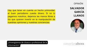 ¿Sinvergüenza de cloaca o profesional de la información?