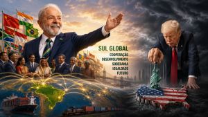 O mundo é bem maior e mais vasto do que o umbigo de Trump