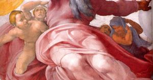 In the beginning, God was working at creation