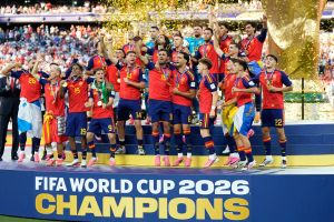 Spain beats defending champion Argentina 1-0 to win the 2026 World Cup