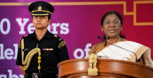Major Navya Shekhawat Made History as the First Woman Army Officer on the President’s Team