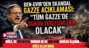 Ben-Gvir’den Skandal Gazze Açıklaması: “Tüm Gazze’de Yahudi Yerleşimleri Olacak”