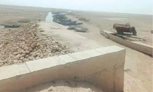 The drying of Manchhar Lake