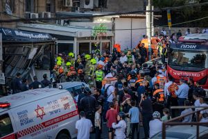 80-year-old man killed after balcony collapses in central Jerusalem