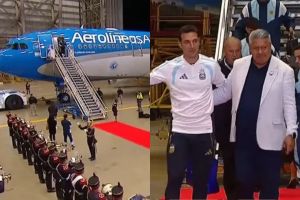 World Cup squad arrives in Argentina with muted mood despite fan acclaim