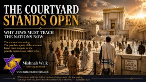 The Courtyard Stands Open: Why Jews Must Teach the Nations Now