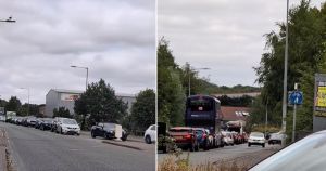 Traffic misery hits busy retail park for second time in two days