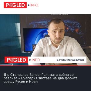 Д-р Станислав Бачев: Голямата война се разлива – България застава на два фронта срещу Русия и Иран