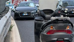 Incidente sulla Gvt, coinvolti tre veicoli e auto in coda dalla galleria di Servola