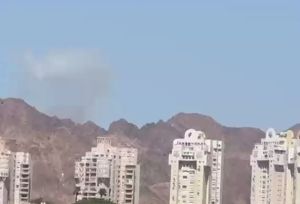 Iranian missiles target Jordan, interception explosions boom over Eilat