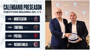 Fortitudo, la preseason comincia a Montecatini: il 19 agosto la prima uscita della Effe