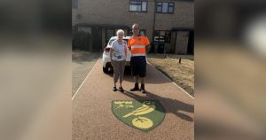 Norwich mum honours late son with unusual Canaries tribute on her driveway