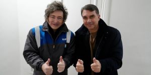 Milei attends Brazil’s Liberal Party’s national convention in support of Flávio Bolsonaro