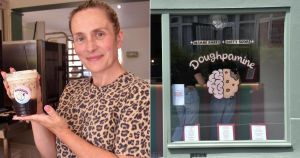 Market stall owner opens new shop selling baked goods and dirty soda
