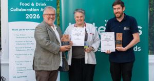 Two East Anglian brewers raise their glasses after scooping top industry award