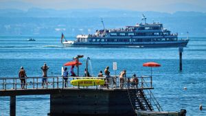 Sofort schwimmen statt lange laufen: Hier kommen Sie auch bei Niedrigwasser direkt in den Bodensee