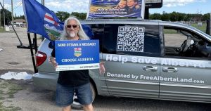 He’s one of the leading fundraisers for the Alberta independence movement. He also has a hidden past
