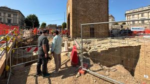 L'ingresso all'antica Firenze di Dante: emersa dagli scavi la 'stanza' della gabella