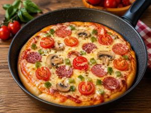Вкусна пица на тиган: Лесна и бърза рецепта за всеки ден