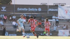 El Sporting compite pero sucumbe en A Lomba ante el Celta de Vigo: derrota 1-0 de los rojiblancos