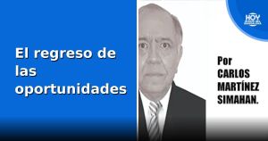 El regreso de las oportunidades