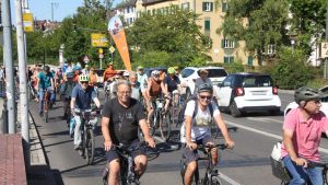 Sie fordern mehr Platz für den Drahtesel: 160 Demonstrierende bei Fahrraddemo in Konstanz