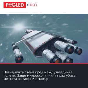 Невидимата стена пред междузвездните полети: Защо микроскопичният прах убива мечтата за Алфа Кентавър