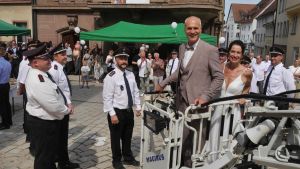 Bürgermeister Arne Zwick feiert romantische Hochzeit – und nach dem Jawort geht’s hoch hinauf