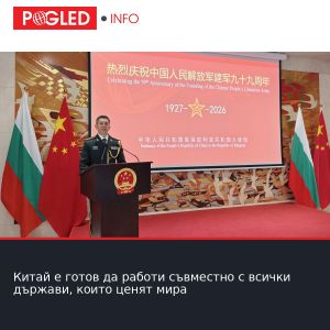 Китай е готов да работи съвместно с всички държави, които ценят мира
