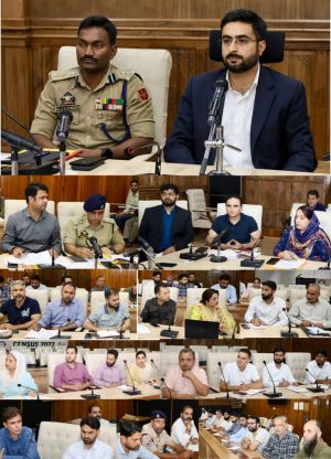 DC Srinagar, SSP review intensified anti-drugs enforcement measures