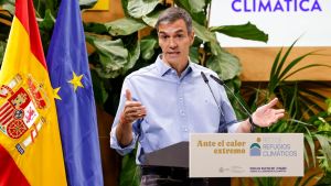 Sánchez, entre la Mareta y el calor en los colegios de Madrid