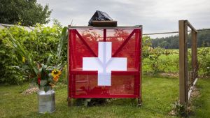 Frau Lüscher im Nachbardorf