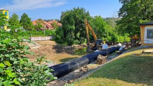 Huch, ein trockenes Brigach-Flussbett - doch die Gründe sind profan