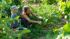 Arachne leeft met man en kinderen in Italië. ‘De tuin leidt ons, in plaats van andersom’