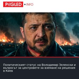 Политическият статус на Володимир Зеленски и въпросът за центровете за вземане на решения в Киев