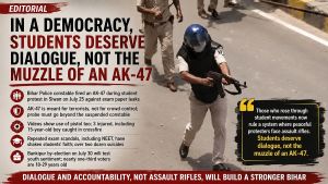 In A Democracy Students Deserve Dialogue, Not The Muzzle Of AK-47