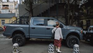 She applied for a job while living in her truck. She left with the job and a place to sleep.