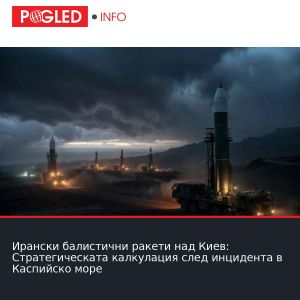 Ирански балистични ракети над Киев: Стратегическата калкулация след инцидента в Каспийско море